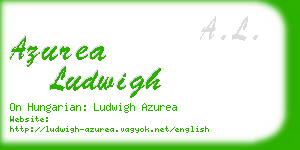 azurea ludwigh business card